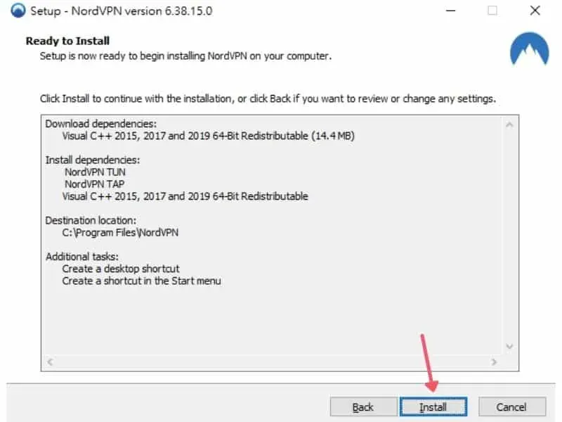 NordVPN Win10 安裝教學-開始安裝