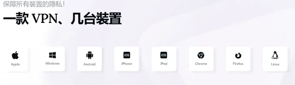 PureVPN  支援裝置