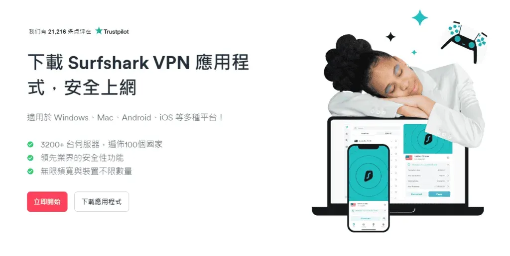 下載Surfshark